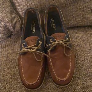 Sperry Brown and Blue Top-Sider